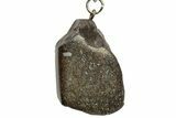 Stony Chondrite Meteorite ( g) Keychain - Morocco #238140-1
